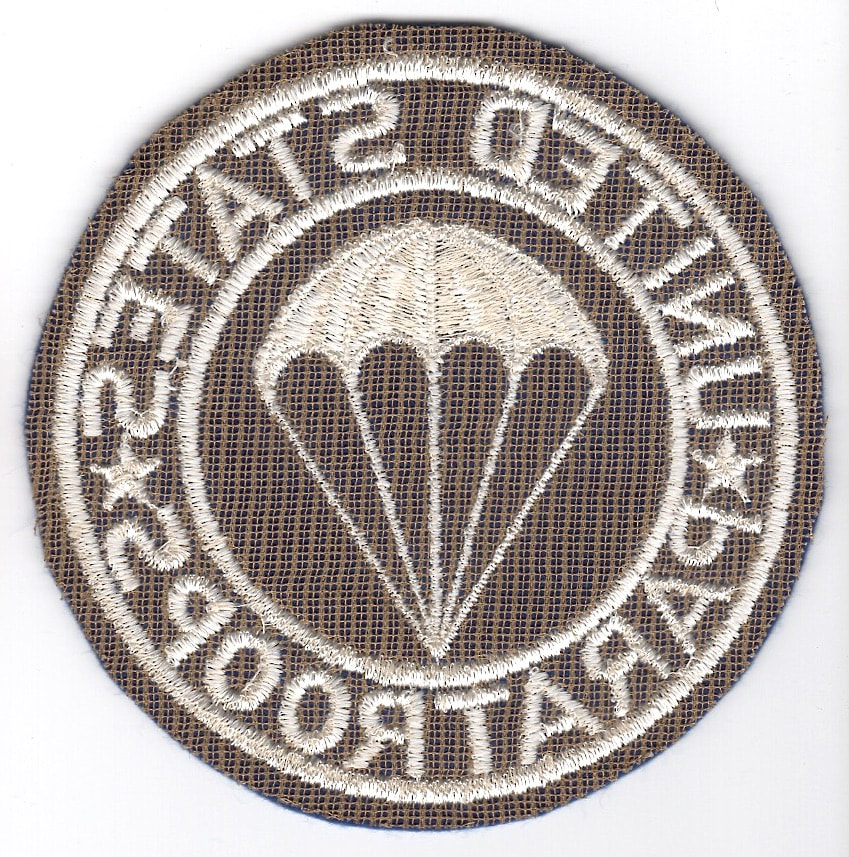 United States PARATROOPS AIRBORNE WING paratrooper 4 inch pocket patch 