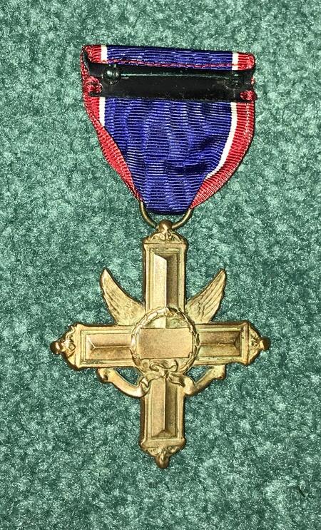 Flying Cross Ordensspange WWII  3 Ribbons Navy Cross Silver Star