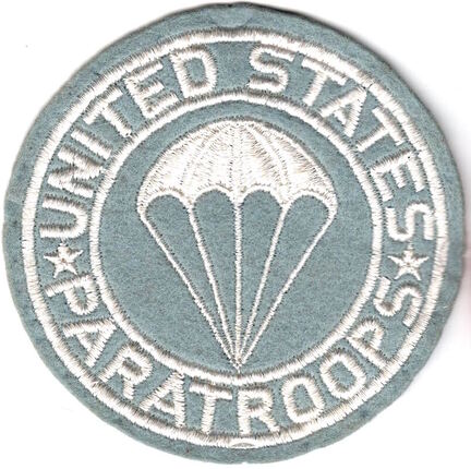 United States PARATROOPS AIRBORNE WING paratrooper 4 inch pocket patch 